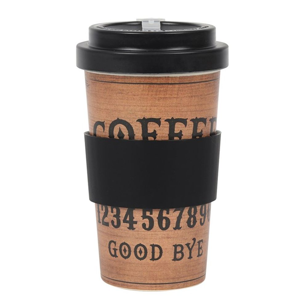 Classic Talking Board Bamboo Eco Travel Mug - Spooky Dooky