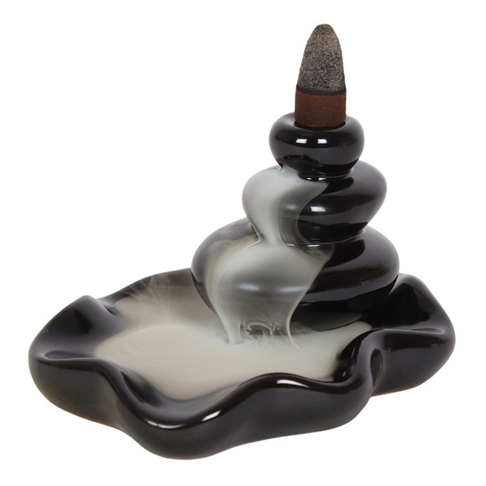 Large Pebbles Backflow Incense Burner - Spooky Dooky
