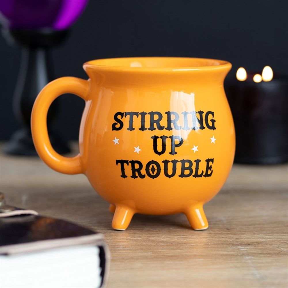 Stirring Up Trouble Cauldron Mug - Spooky Dooky