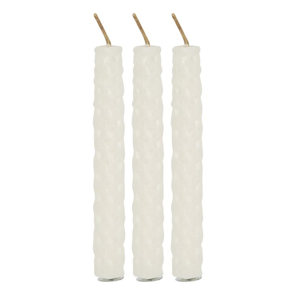 White Beeswax Spell Candles (6 Candles) - Spooky Dooky