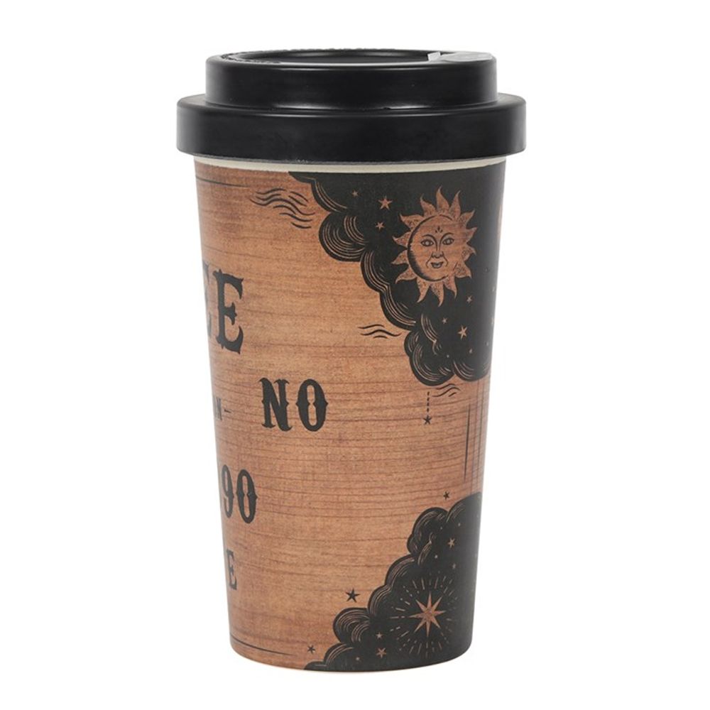 Classic Talking Board Bamboo Eco Travel Mug - Spooky Dooky