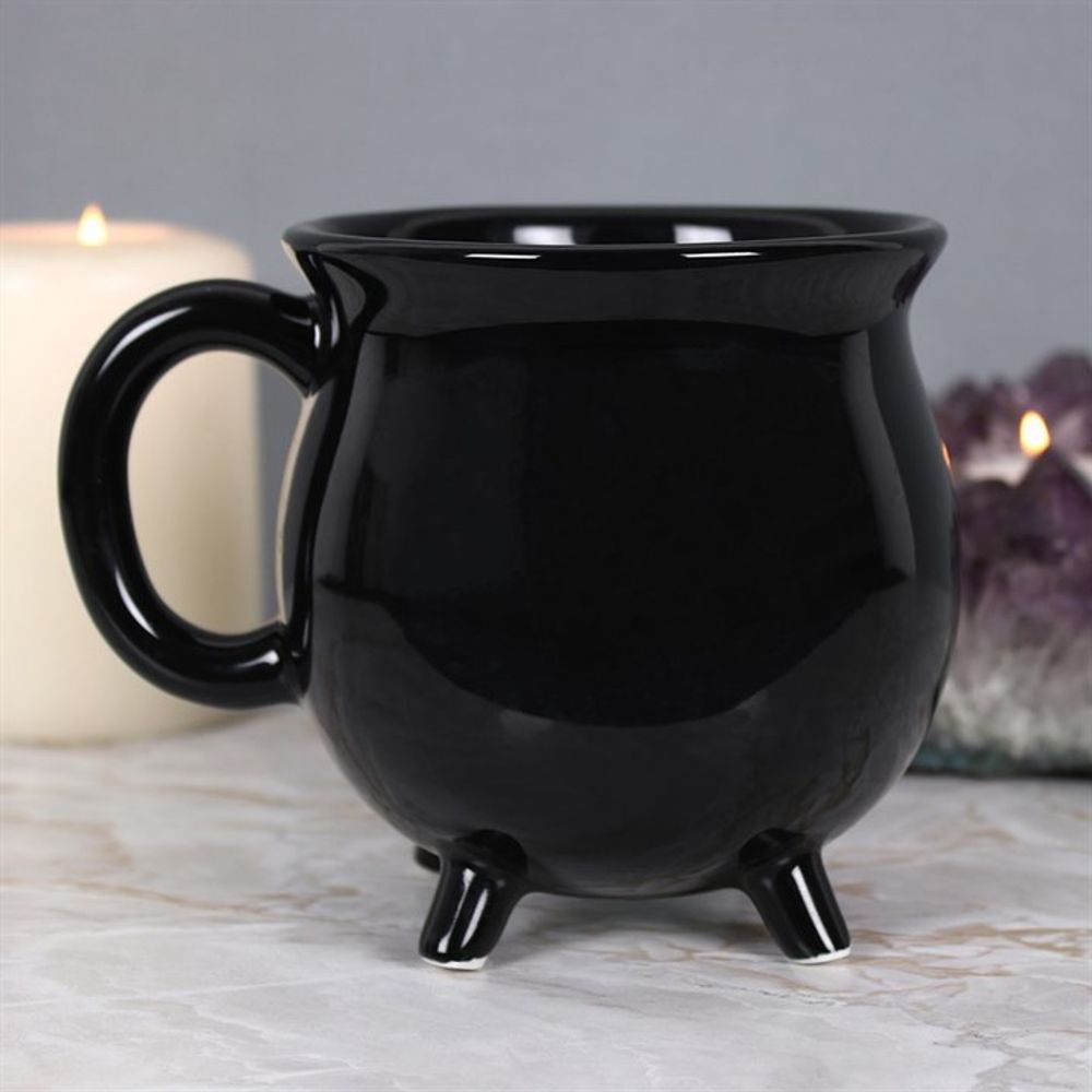 Black Cauldron Mug - Spooky Dooky