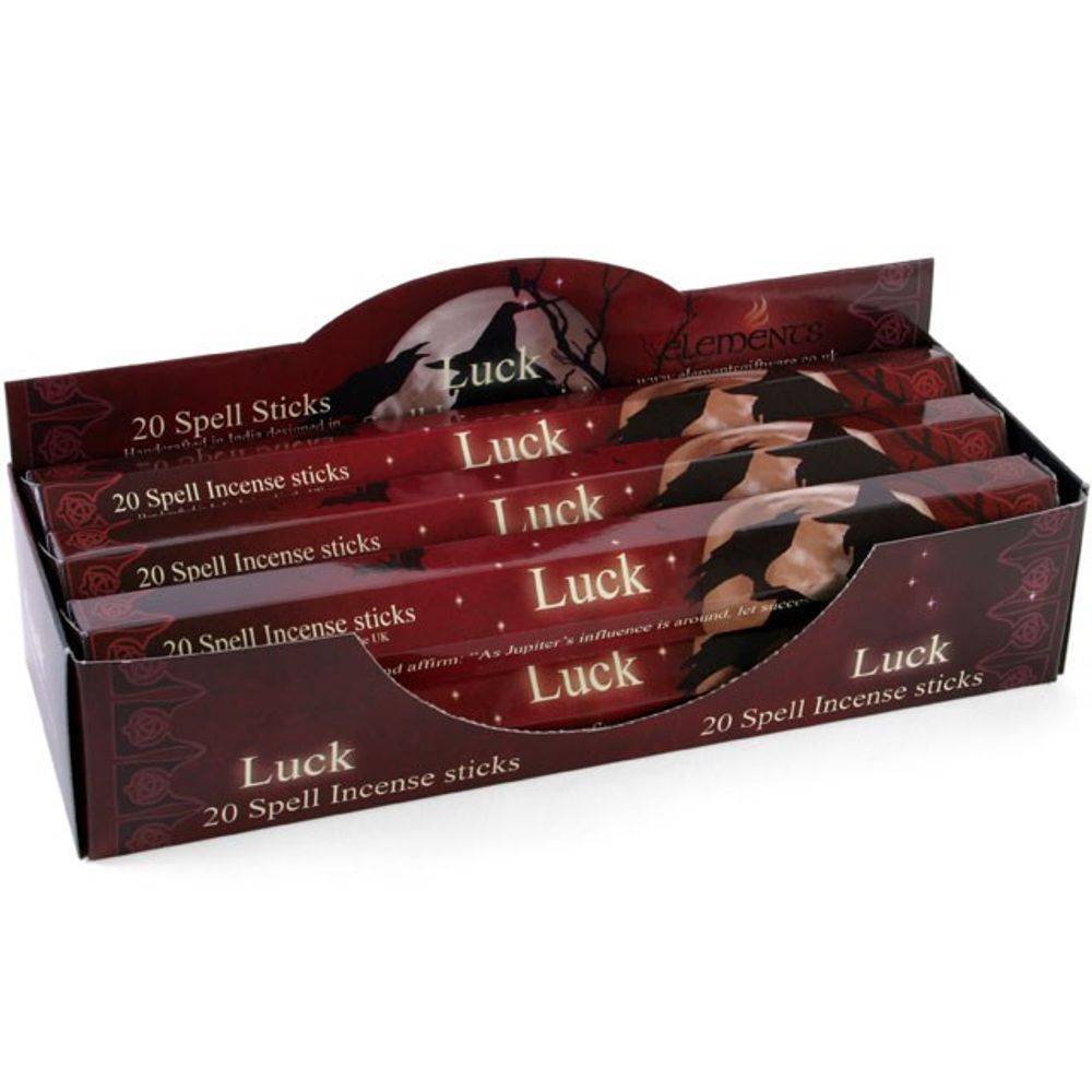 Luck Spell Incense Sticks (6 Packets) - Spooky Dooky