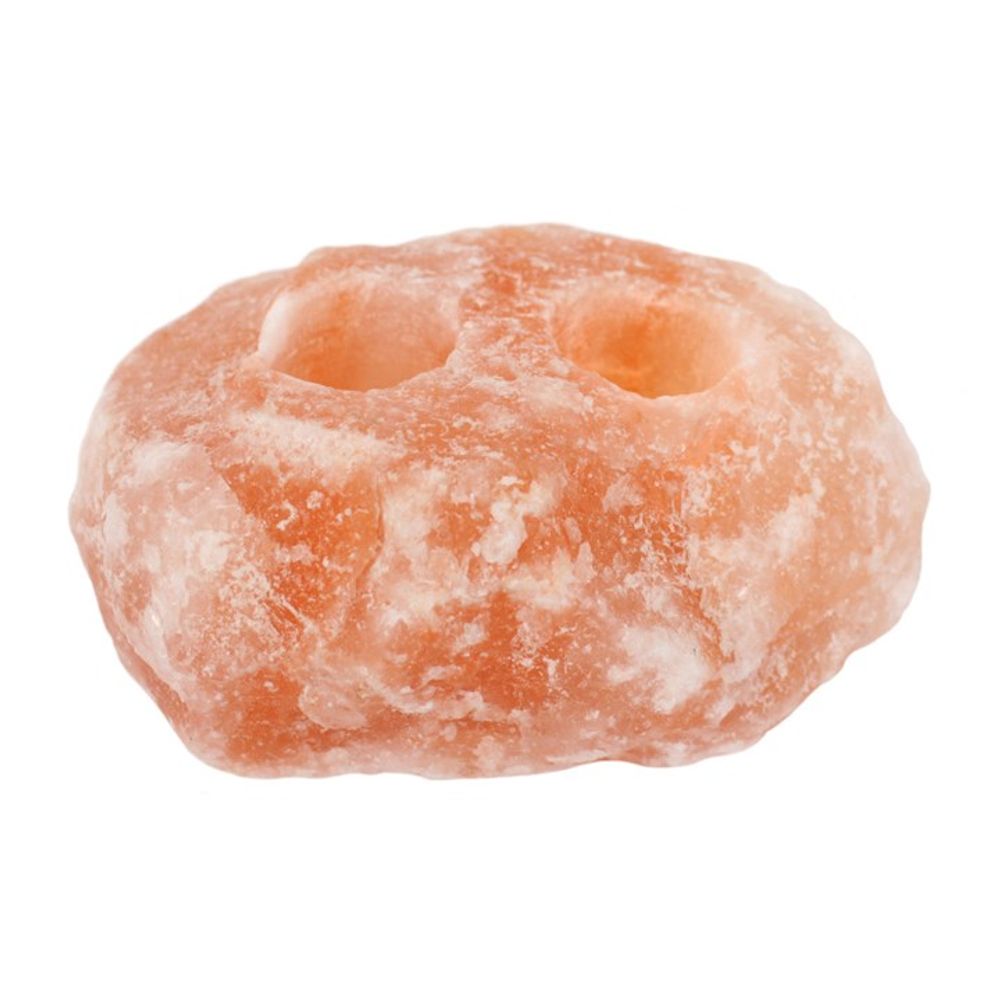 Himalayan Salt Tealight Holder (Double) - Spooky Dooky