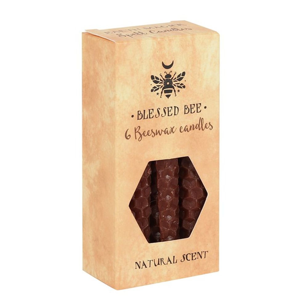 Brown Beeswax Spell Candles (6 Candles) - Spooky Dooky