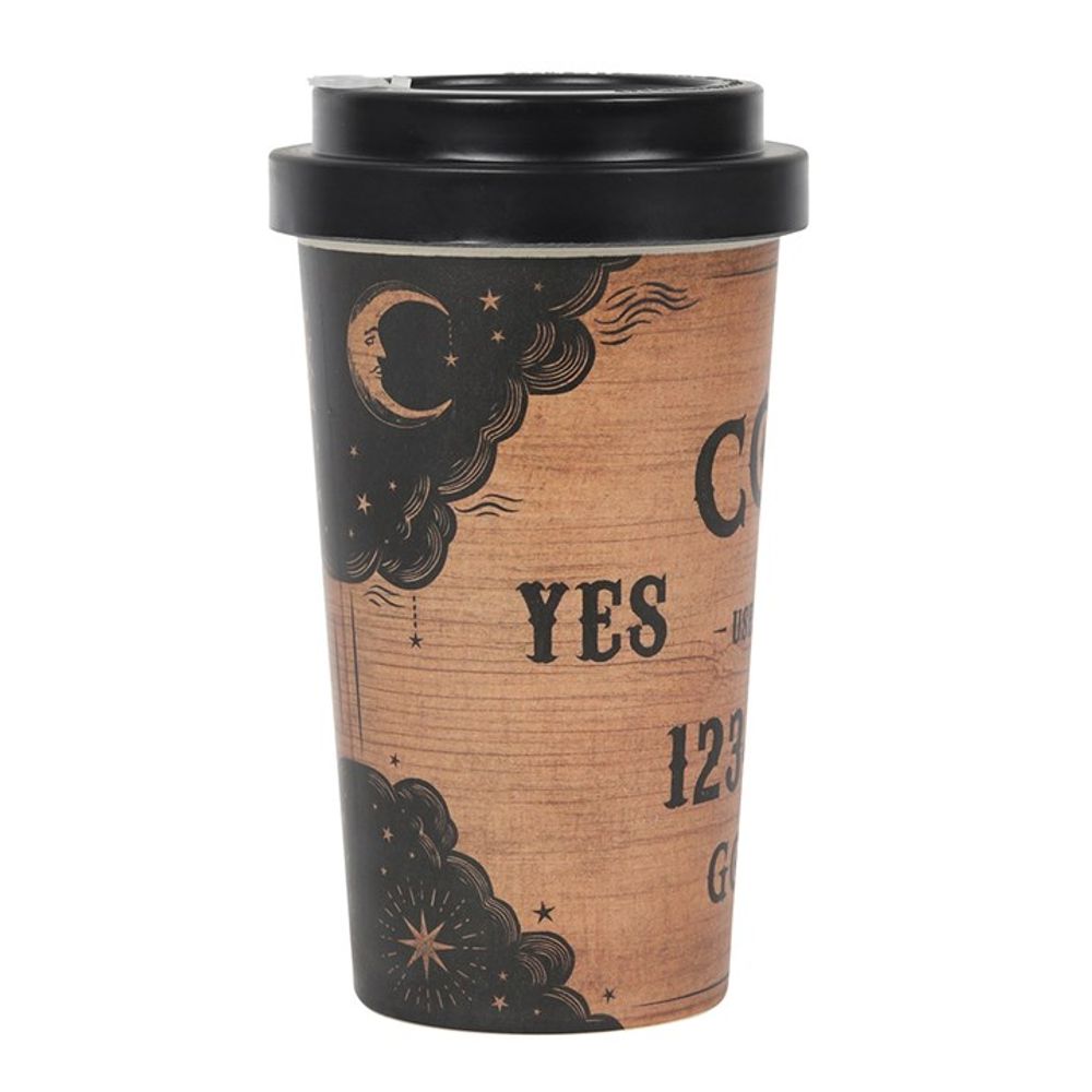 Classic Talking Board Bamboo Eco Travel Mug - Spooky Dooky