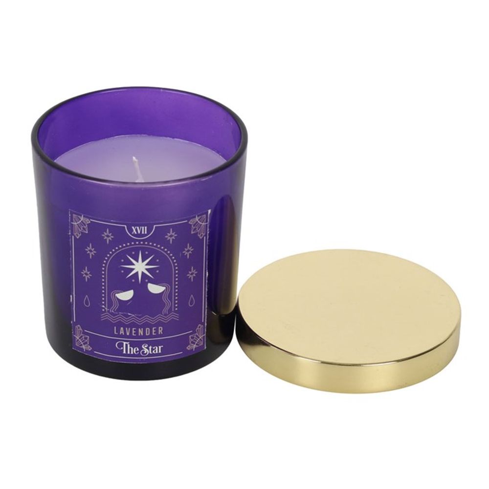 The Star Lavender Tarot Candle - Spooky Dooky