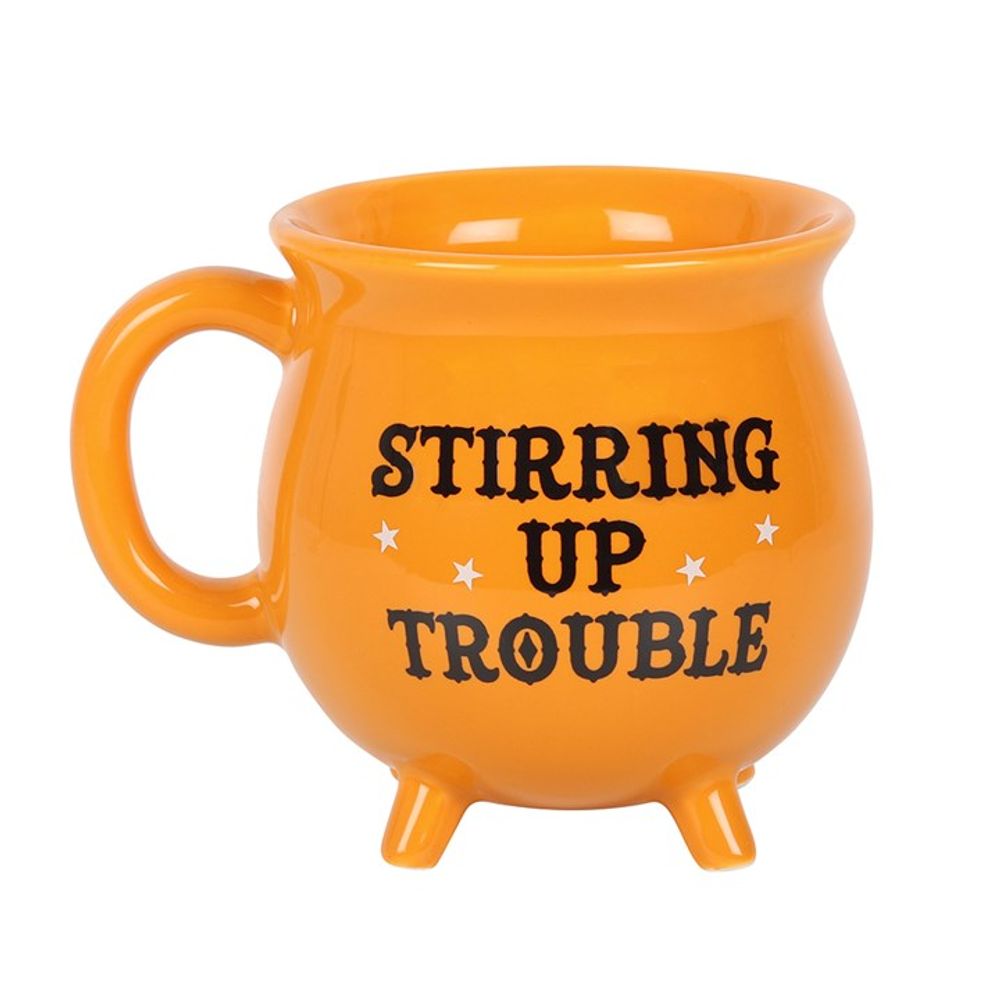 Stirring Up Trouble Cauldron Mug - Spooky Dooky