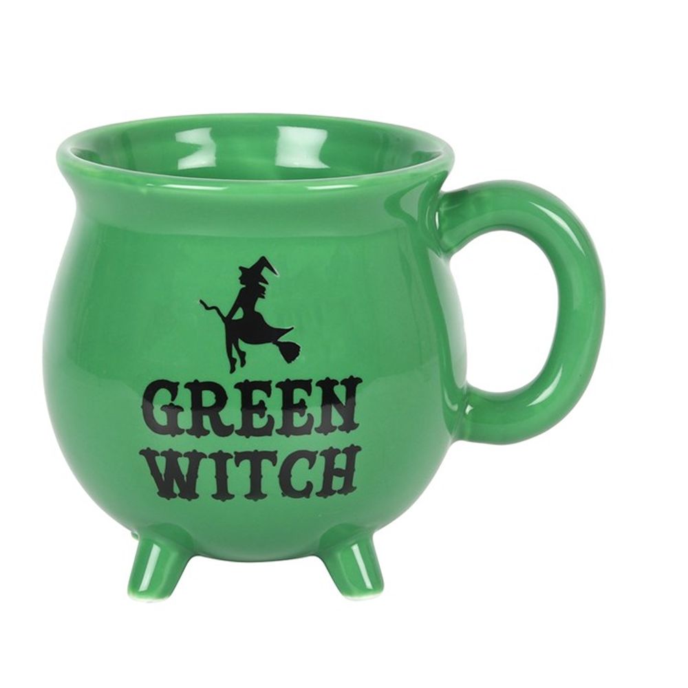Green Witch Cauldron Mug - Spooky Dooky