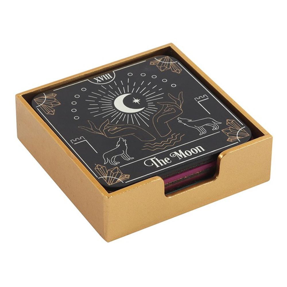 Tarot Card Coaster Set - Spooky Dooky